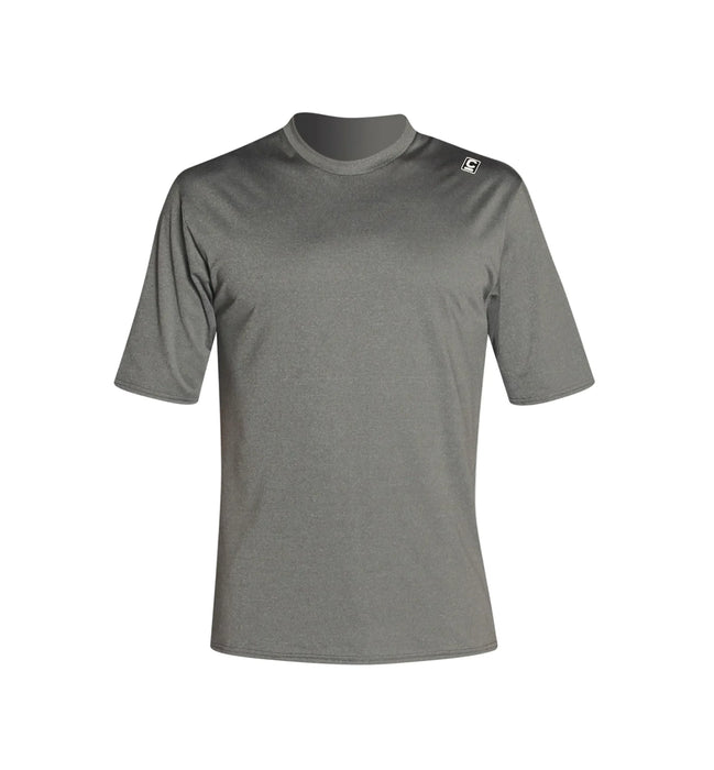 C-Skins UV Surf Tee Deep Grey Heather/Black Heather U.P.F 50+