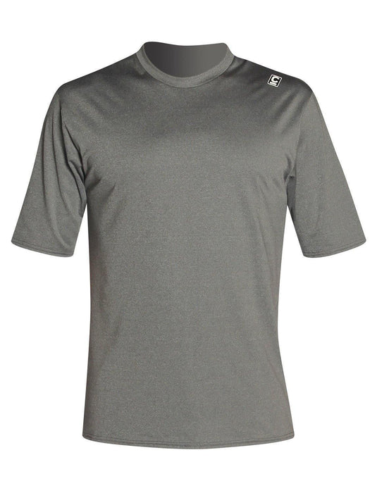 C-Skins UV Surf Tee deep grey heather short sleeve UPF 50+ watersports shirt