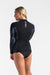 C-Skins Womens Premium Long Sleeve UV Vest Raven Black - Boardworx