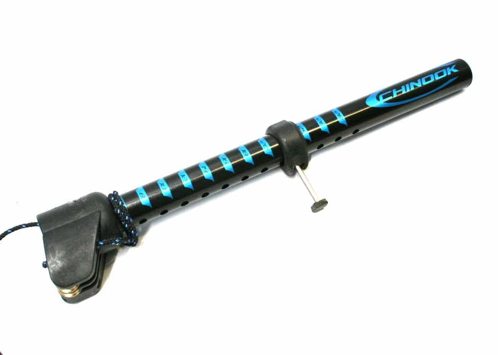 Chinook Windsurfing RDM 28cm mast extension with adjustment holes and blue markings