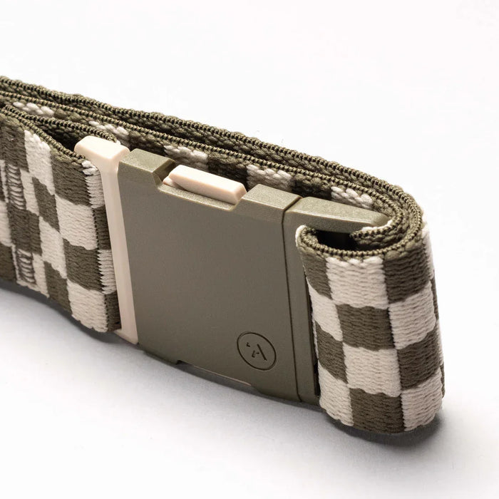 Arcade Belt Check Crocodile Khaki