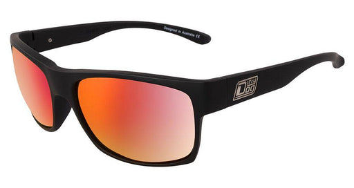 Dirty Dog Furnace Polarised Sunglasses - Satin Black/Red Fusion - Boardworx