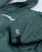 Dryrobe Advance Dark Green Grey long sleeve changing robe detail