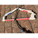 Duotone Click Bar red and blue bar ends and grip detail