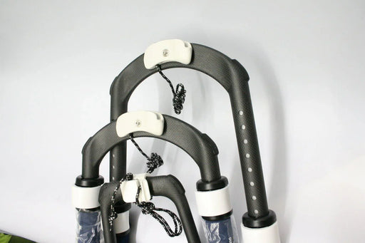 Duotone EPX Carbon Boom windsurfing boom with adjustment holes and rope detail