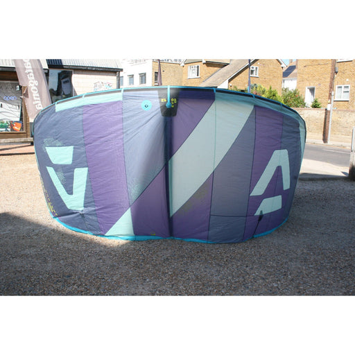 Used Duotone Evo SLS 2024 12m kite, full front view with Duotone logo