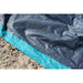 Close-up of light trailing-edge creasing on the used Evo SLS canopy