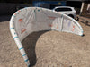 Used 2026 Duotone Evo SLS 8m Concept Blue kite inflated, white canopy