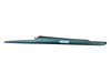 Duotone carbon fibre foil fuselage for wing foiling, sleek black design, side view.