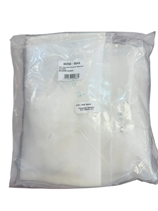 Duotone Evo 9m kiteboarding complete bladder set sealed in clear packaging