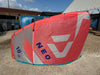 Duotone Neo 2024 10m red and white kitesurfing kite set up outdoors