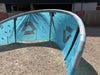Duotone Neo D/LAB 11m kite inflated, rear view showing struts