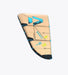 Duotone Rebel SLS 2026 kitesurfing kite, beige with blue and black accents