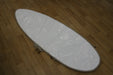 Duotone single surfboard bag 6ft, white, on wooden floor, protective sports gear
