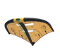 Duotone Unit SLS wing foil in maroon and sand, inflatable water sports sail
