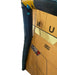 Duotone SLS wing foil in maroon and sand colours with visible clear panel and inflation valves.