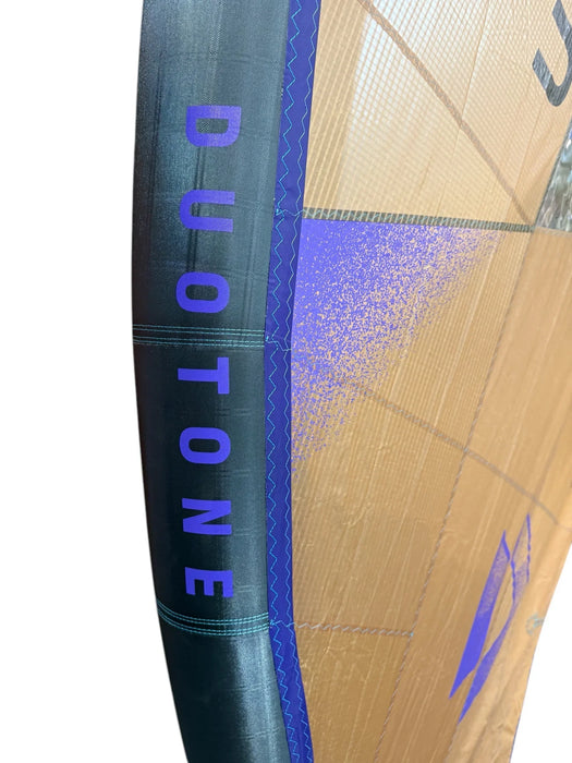 Duotone wing foil SLS maroon and sand panel with visible logo and reinforced seams