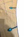 Duotone wing foil SLS maroon sand canopy with visible blue reinforcement patches