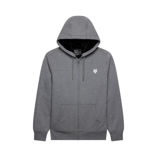 Fox Head Sasquatch fleece zip hoodie in Heather Graphite front view
