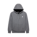 Fox Head Sasquatch fleece zip hoodie in Heather Graphite front view