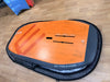 Ensis Rock 'n' Roll 107 deck showing footstrap insert options and diamond groove pad