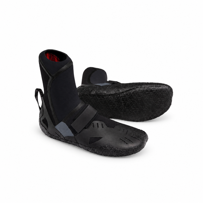 O’Neill Psycho Tech 5mm+ round toe wetsuit boots in black