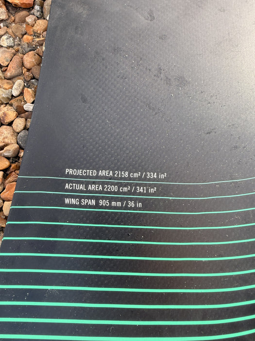 North Sonar 2200 front wing area and span specifications