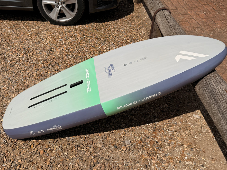 Fanatic x Duotone Sky Free Team Edition 5'3 wing foil board, underside view