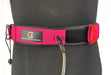 The Foil Board Company waist leash for paddleboard and surf in red with black velcro strap.