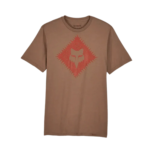 Fox Leo Premium Mens Tee Chai Brown - Boardworx