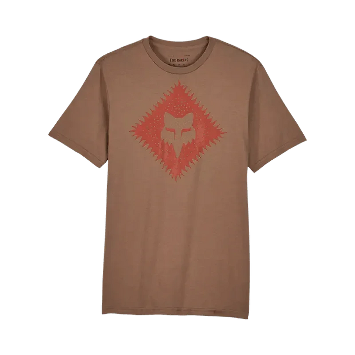 Fox Leo Premium Mens Tee Chai Brown - Boardworx