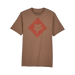 Fox Leo Premium Mens Tee Chai Brown - Boardworx