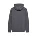 Fox pullover hoody in dark shadow grey, long sleeve surf clothing, back view