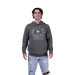 Fox Motocross grey pullover hoody, front graphic, surf clothing, watersports apparel