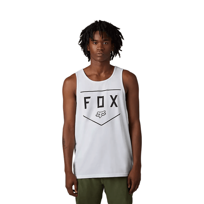Fox Shield Tech Tank White - Boardworx