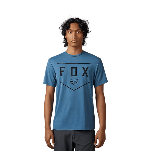Fox Shield Tech Tee Dark Slate Blue - Boardworx