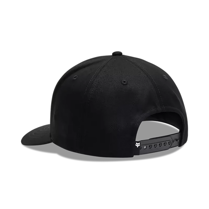 Fox Slogan Snapback Hat Black