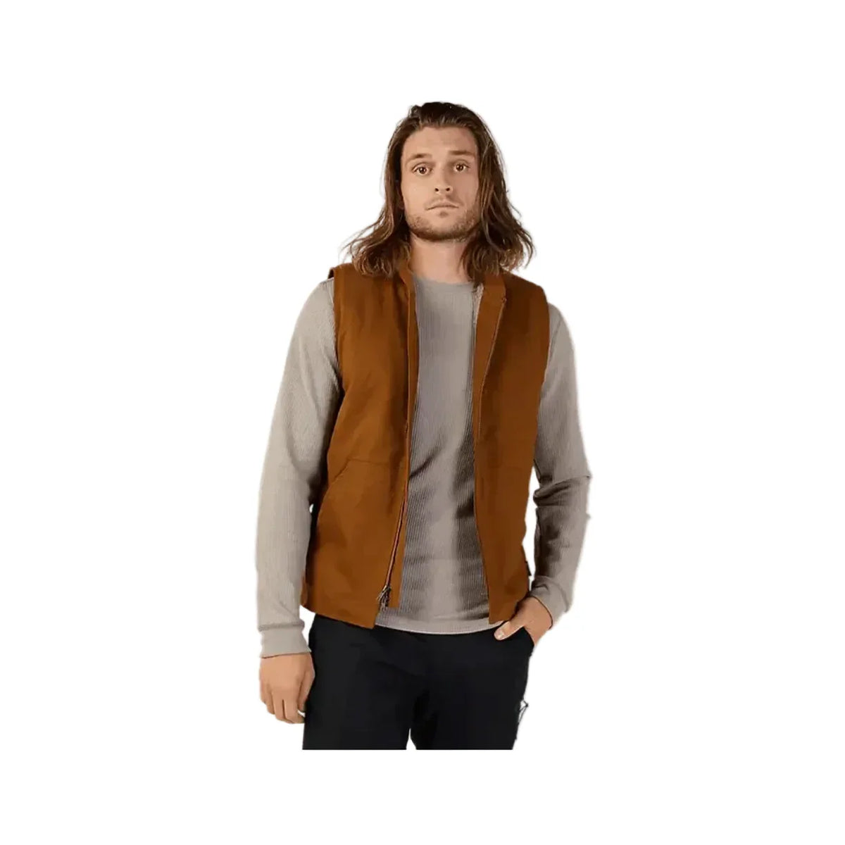 Fox Source Sherpa Vest Nutmeg Brown for Watersports | UK — Boardworx