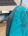 Used GA Wings Cross 6.2 2023 wingfoil wing — close-up of 6.2 size marking on teal canopy