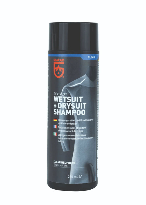 Gear Aid Revivex Wetsuit + Drysuit Shampoo 250ml bottle for wetsuit cleaning