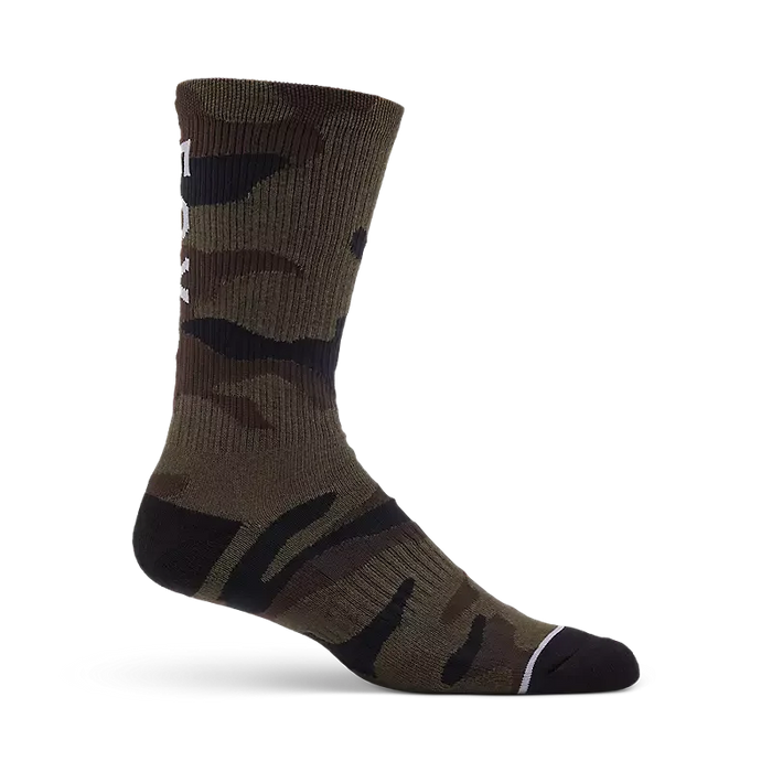 Fox Camo Crew Socks Green Camouflage