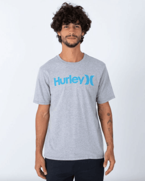 Hurley Everyday One And Only Solid Tee Dark Grey Heather - Boardworx