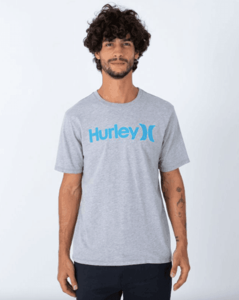 Hurley Everyday One And Only Solid Tee Dark Grey Heather Boardworx