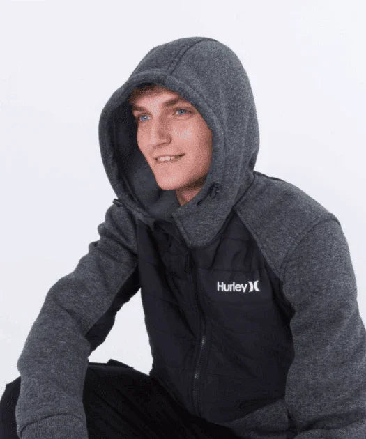 Hurley Monitor Hybrid Jacket Black for Watersports | UK — Boardworx