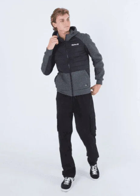 Hurley Monitor Hybrid Jacket Black for Watersports | UK — Boardworx
