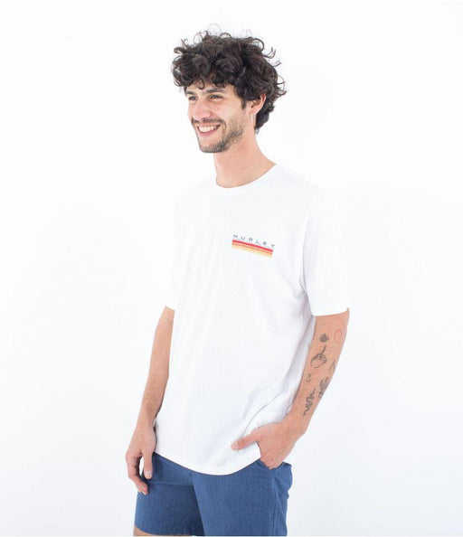 Hurley T-Shirt short sleeve mens- Everyday Throwback White - Boardworx
