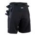 ION B2 black kitesurfing seat harness with adjustable straps and rear logo