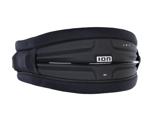ION Arc black wing waist harness for watersports, padded and ergonomic design