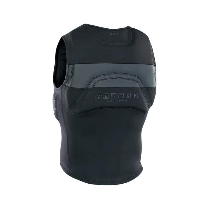 ION Vector AMP Vest black impact protection vest for kitesurfing and watersports