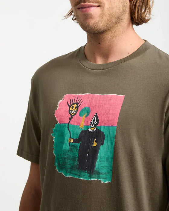 Volcom Issam Tee Sage Leaf